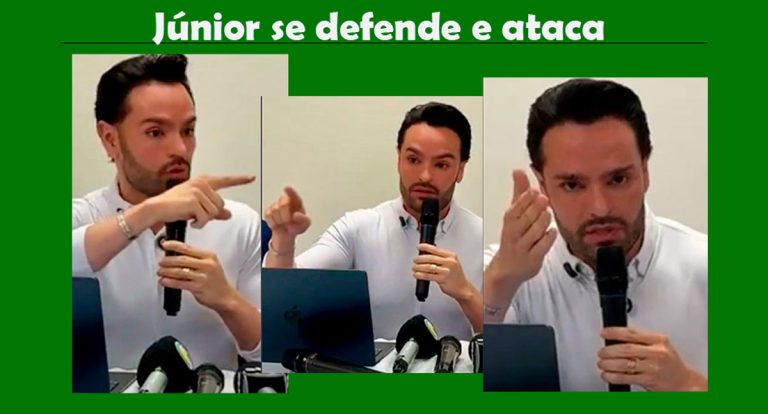 Júnior fala em arapongagem, acusa deputado e nega qualquer desvio, em pronunciamento na internet - News Rondônia