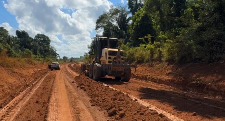 Após indicação do Deputado Pedro Fernandes, Governo recupera RO-144 em Ariquemes - News Rondônia