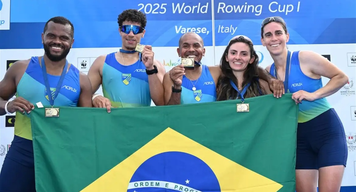 Remo: Brasil fecha etapa de Varese da Copa do Mundo com três medalhas