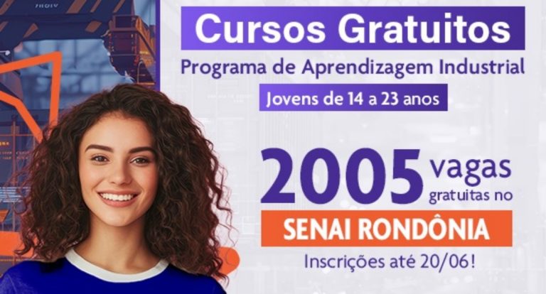 SENAI-RO está com inscrições abertas para cursos gratuitos - News Rondônia