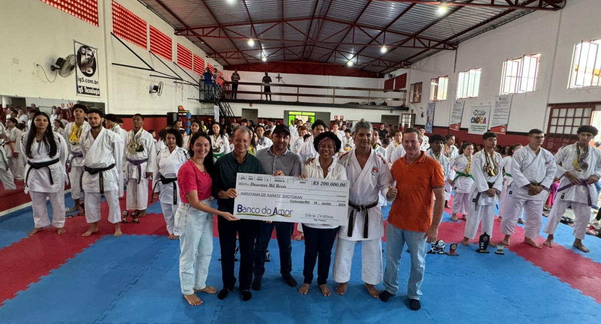 Em Colorado do Oeste, Associação Nakayama de Karatê recebe R$ 200 mil da deputada Sílvia Cristina