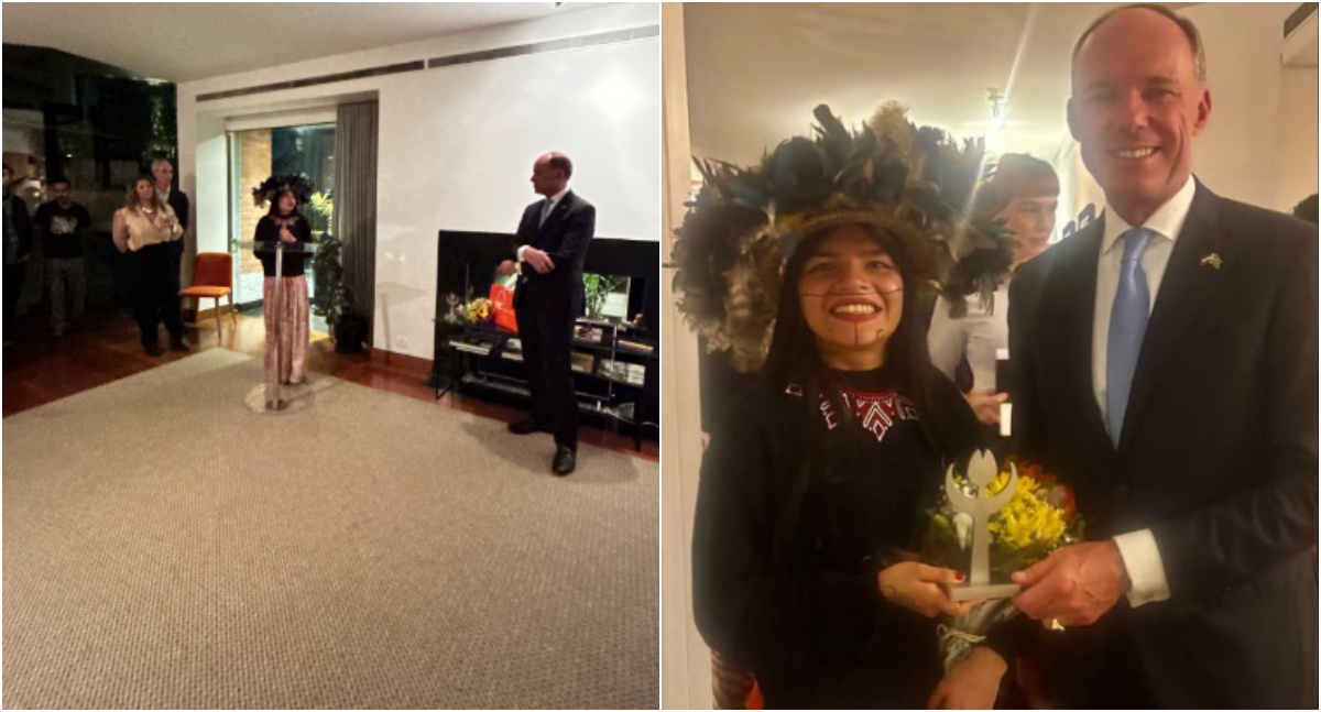Países Baixos homenageiam a rondoniense Txaí Suruí com o Prémio Tulipa