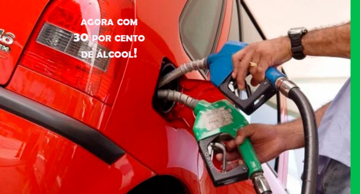 Gasolina chega aos postos com 30 por cento de etanol, mas não há risco aos motores dos nossos veículos