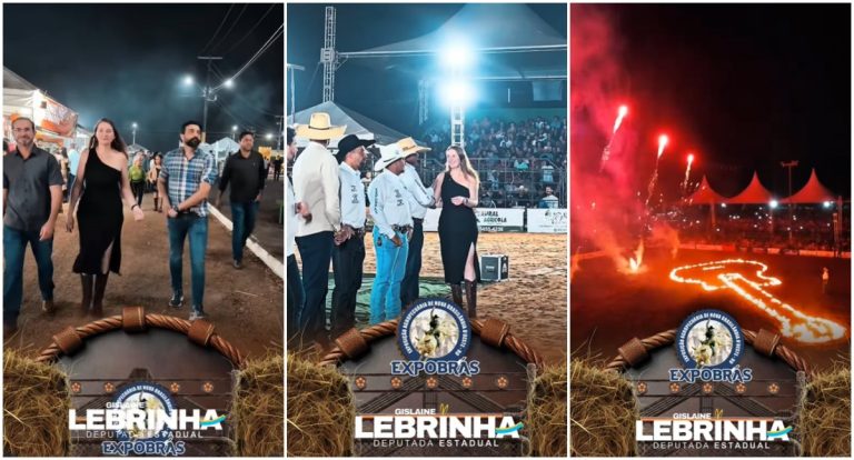 Deputada Gislaine Lebrinha celebra os 38 anos de Nova Brasilândia do Oeste na Expobras 2025 - News Rondônia