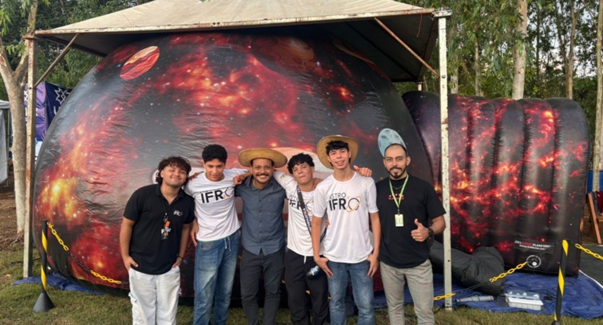 AstroIFRO leva Planetário Itinerante à 12ª Rondônia Rural Show e encanta visitantes com experiências imersivas em astronomia