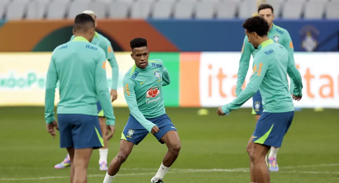 Seleção Brasileira masculina enfrenta Paraguai pelas Eliminatórias da Copa do Mundo 2026