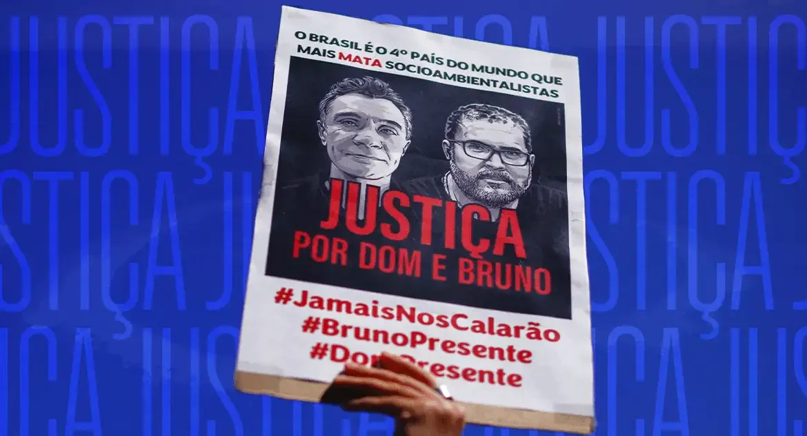 Univaja homenageia Bruno e Dom e cobra proteção a defensores da floresta; MPF denuncia mandante pelos assassinatos