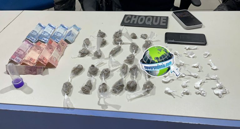 BPChoque prende jovem que trabalhava fazendo “diárias” para traficante no Orgulho