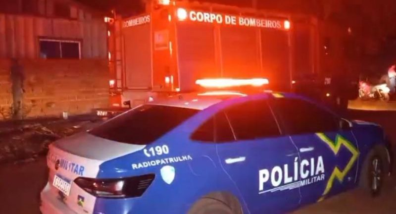 Incêndio atinge residência desocupada no bairro Cidade Alta