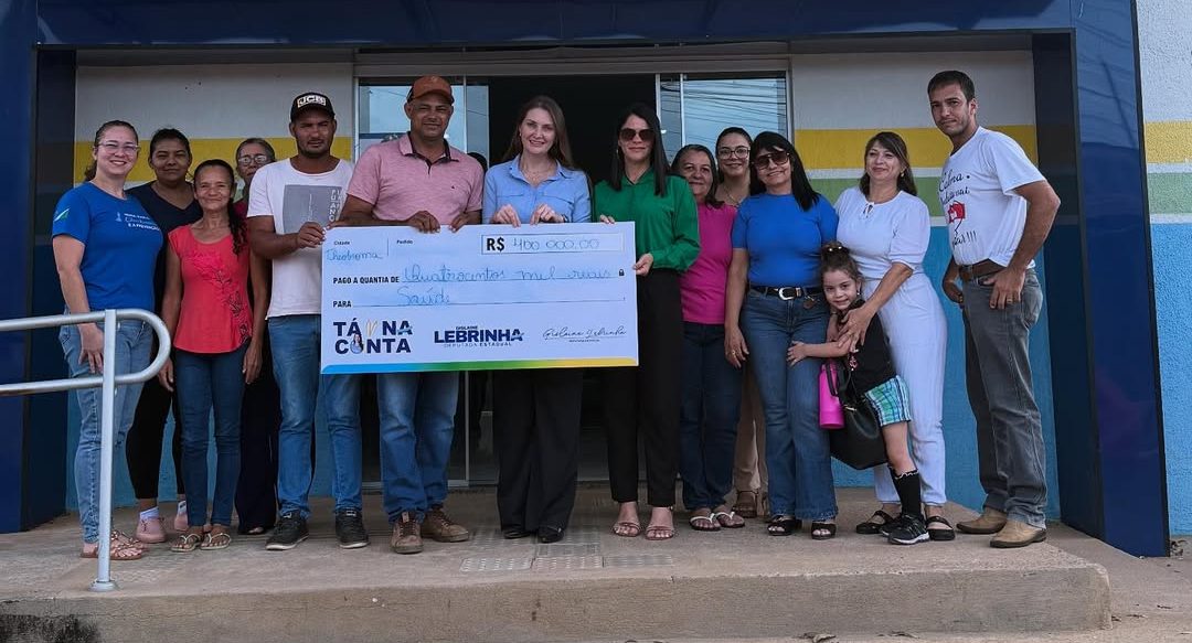 Deputada Lebrinha garante R$ 400 mil para reforçar a saúde de Theobroma