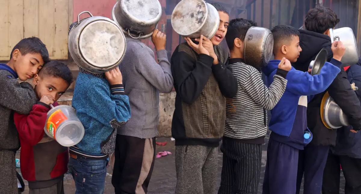 21 crianças morrem de fome em Gaza em 72 horas