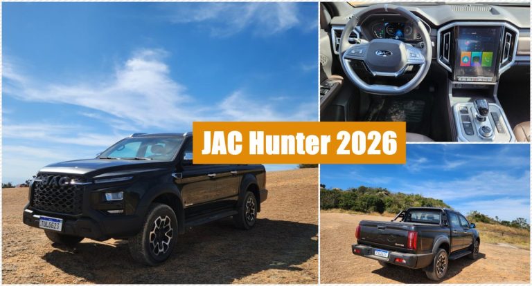 JAC Hunter 2026 tem desempenho equilibrado na cidade, estrada e off road - News Rondônia