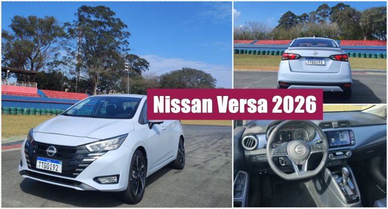 Nissan Versa 2026 mostra eficiência no dia a dia - News Rondônia