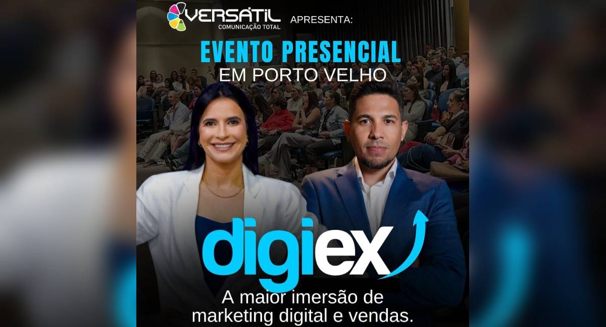 Agenda News: Após sucesso em Ji-Paraná, Porto Velho recebe o DigiEx com estratégias digitais para empresários e empreendedores