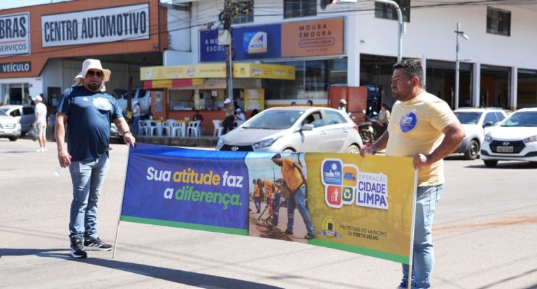 Prefeitura de Porto Velho realiza pit-stop da Operação “Cidade Limpa” - News Rondônia
