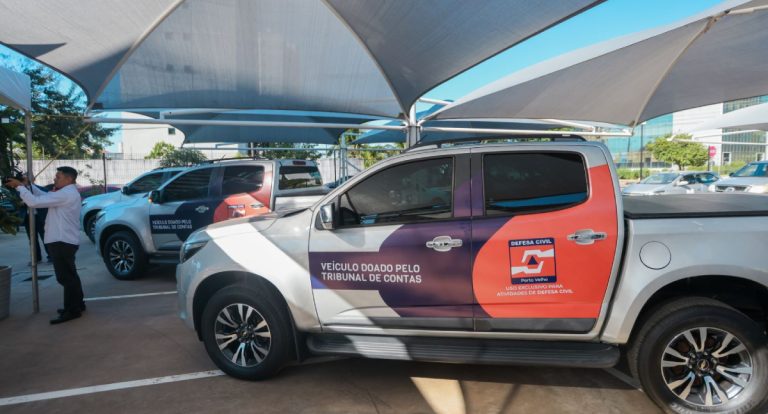 Defesa Civil de Porto Velho recebe quatro caminhonetes doadas pelo Tribunal de Contas - News Rondônia