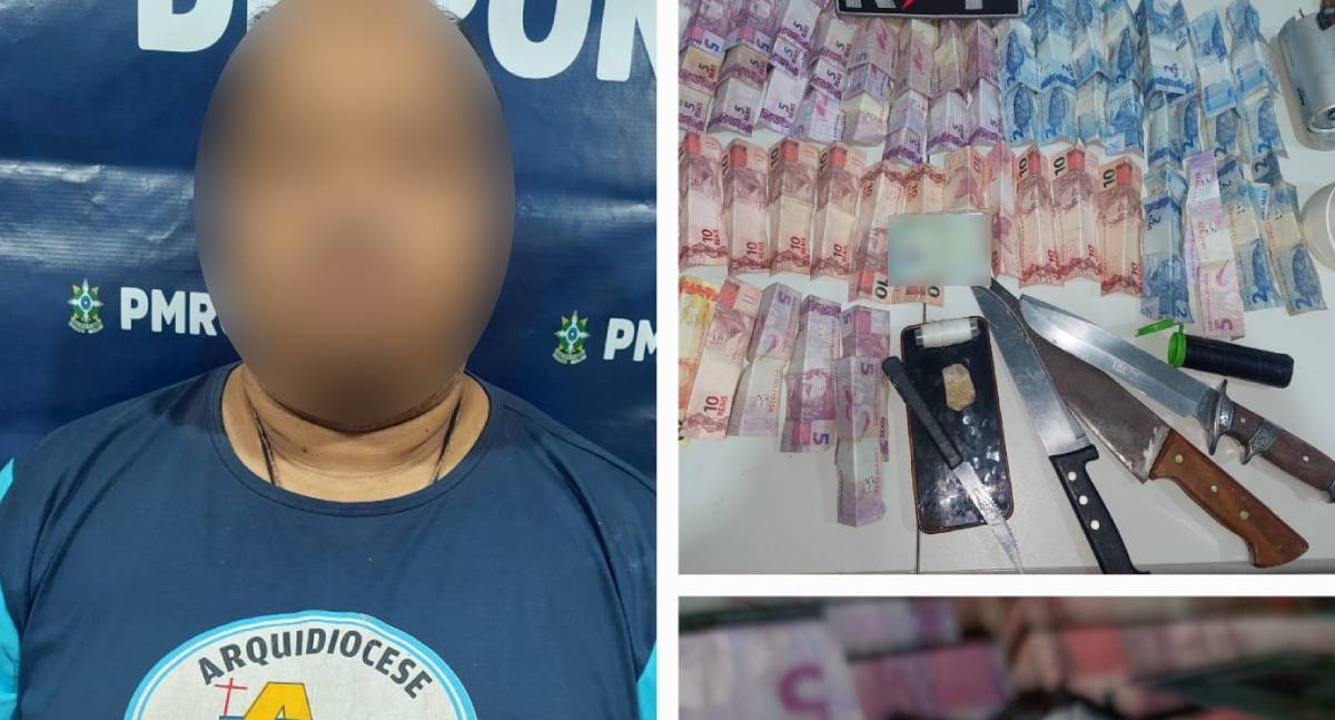 Homem é preso por tráfico de drogas no Bairro Nova Porto Velho