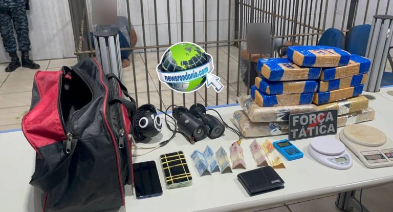 Traficantes são presos com 11kg de drogas em vila de apartamentos na zona sul