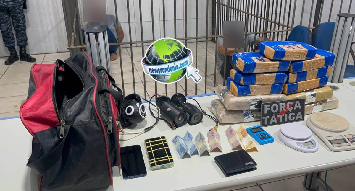 Traficantes são presos com 11kg de drogas em vila de apartamentos na zona sul