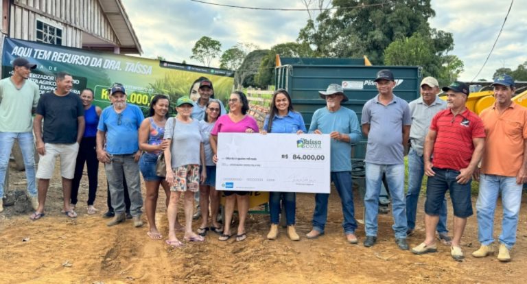 Dra. Taíssa prestigia entrega de equipamentos à Associação Unidas pela Paz no distrito do 5º BEC - News Rondônia