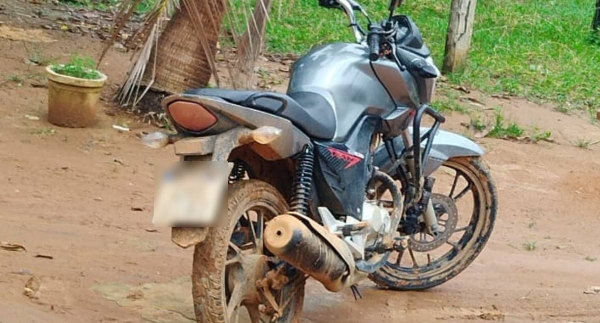 Motocicleta furtada leva a tentativa de extorsão com pagamento de resgate, no interior de RO