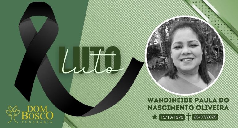 Nota de falecimento: Wandineide Paula do Nascimento Oliveira - News Rondônia