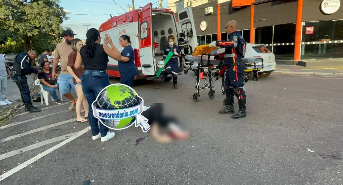 Acidente grave deixa duas mulheres feridas na Avenida Abunã, em Porto Velho