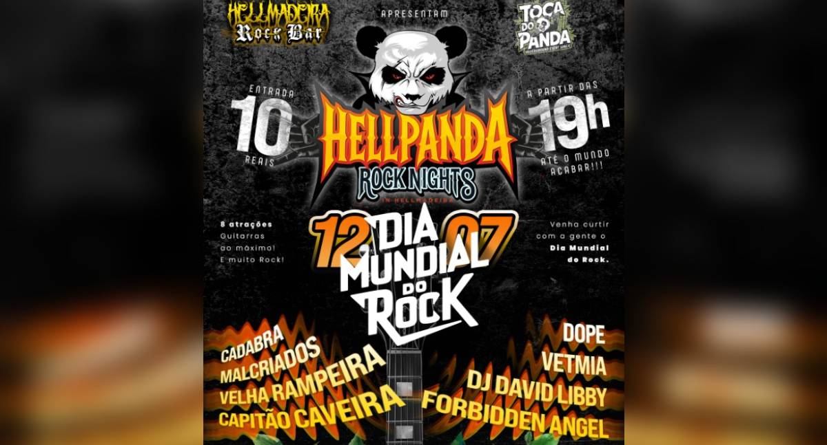 Agenda News: Especial Dia do Rock reúne 8 atrações em Porto Velho e última performance de tributo Matanza & Raimundos por Velha Rampeira
