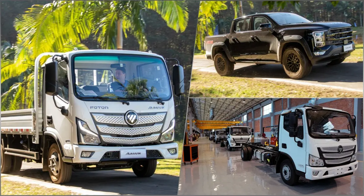 Caminhões e picapes movimentam nova fase da Foton no País