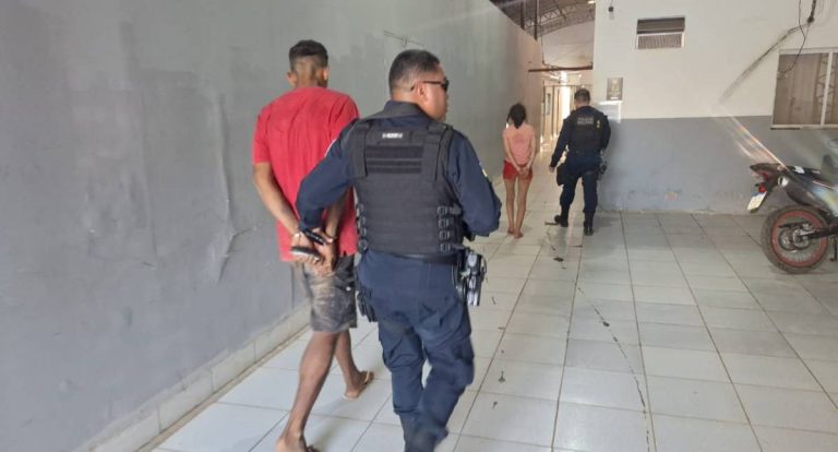 Casal é preso após roubo de celular em Candeias do Jamari