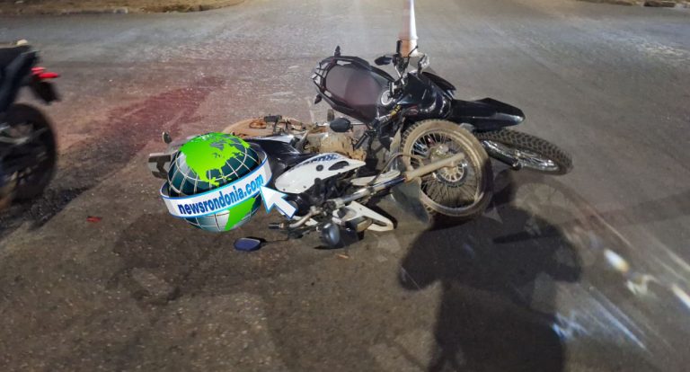 Casal sofre acidente de trânsito no bairro Nova Porto Velho