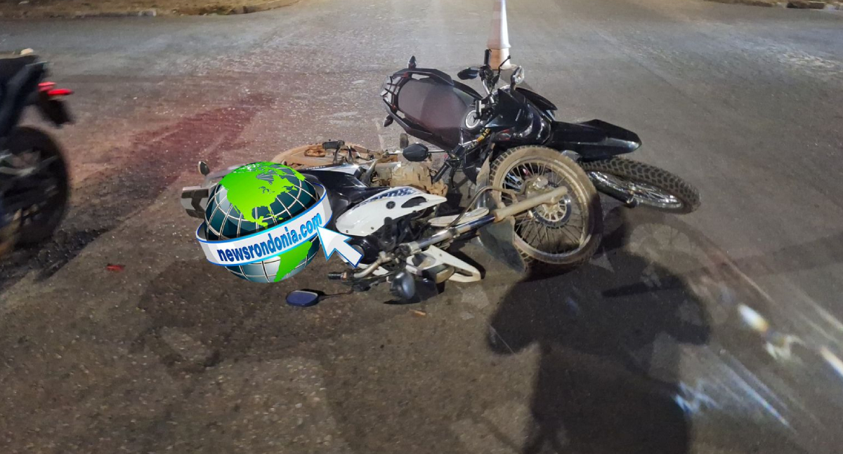 Casal sofre acidente de trânsito no bairro Nova Porto Velho