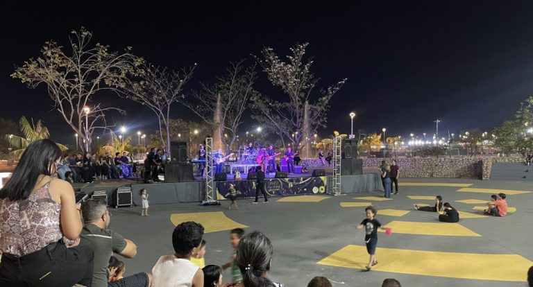 CMACE Jorge Andrade encerra semestre com espetáculo “Ondas do Rock” no Parque da Cidade