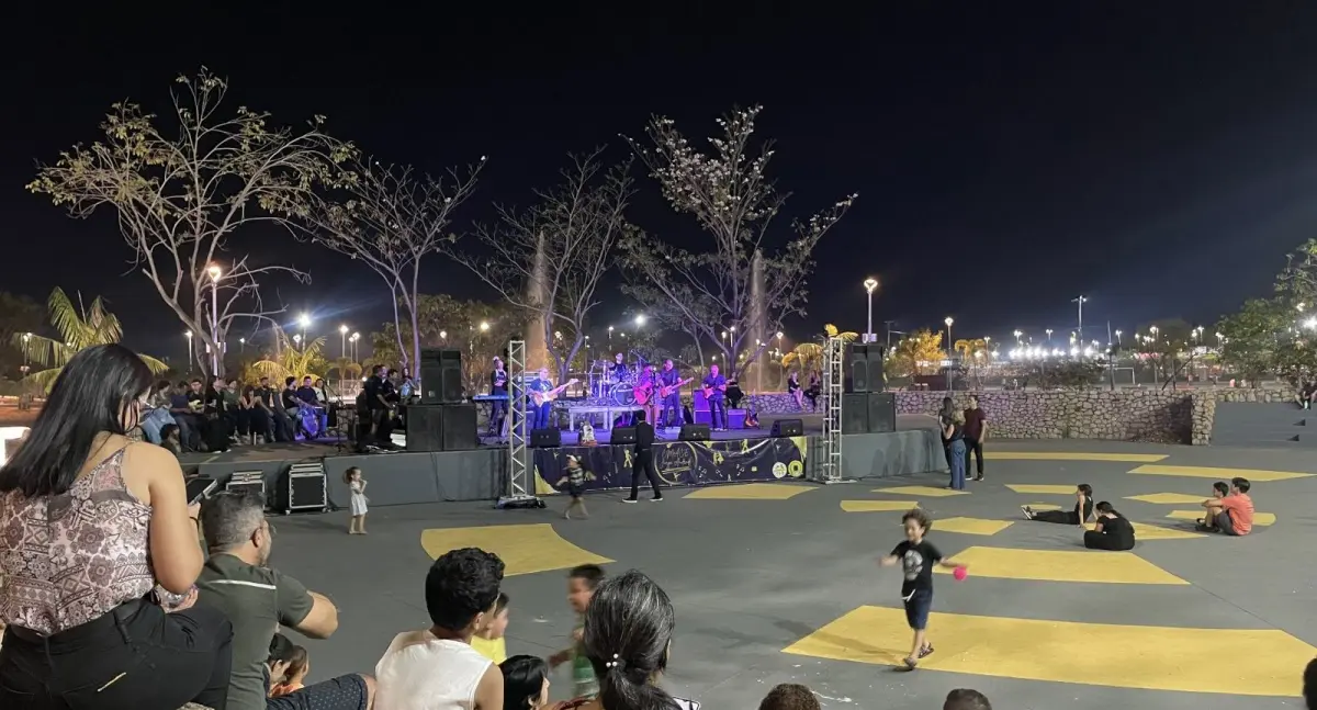 CMACE Jorge Andrade encerra semestre com espetáculo “Ondas do Rock” no Parque da Cidade