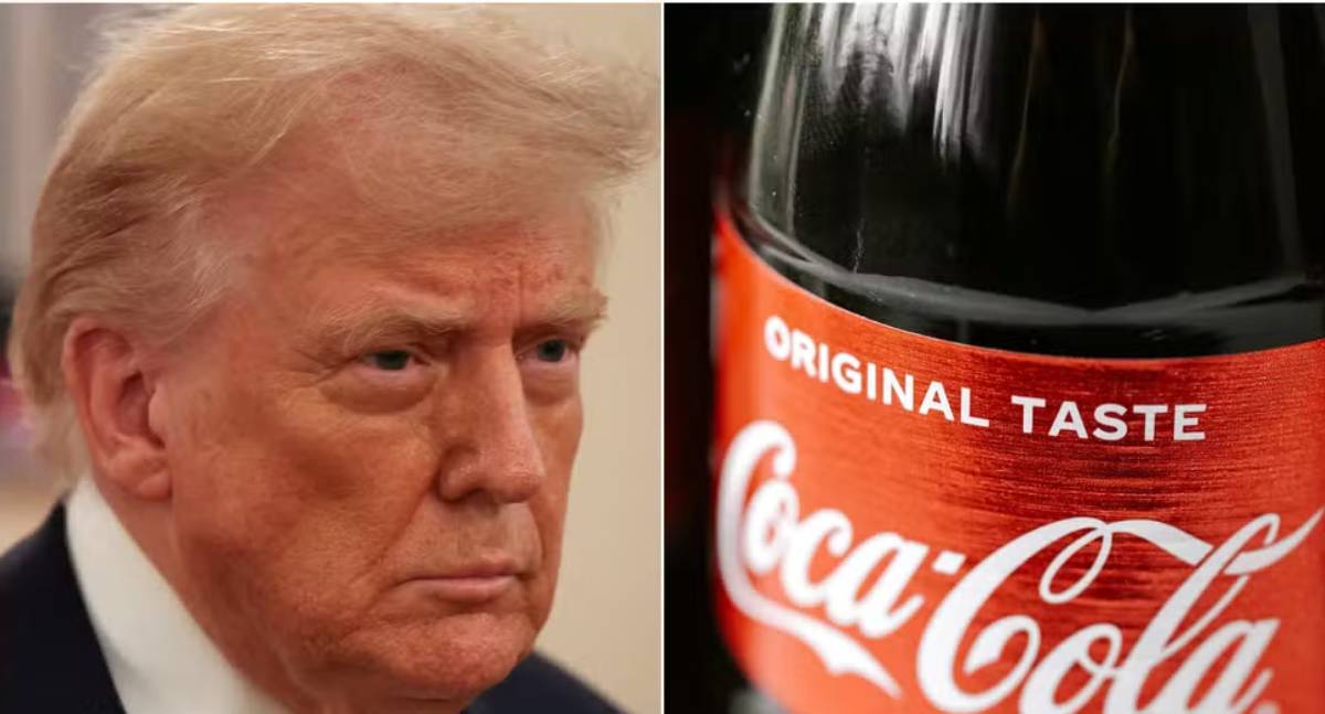 Coca-cola anuncia criação de nova versão da bebida após pedido de Trump
