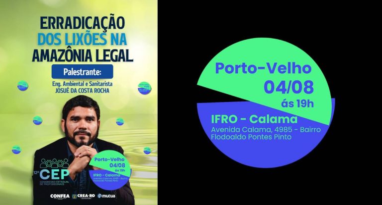 Crea-RO realiza última etapa microrregional do 12º CEP no dia 4 de agosto, em Porto Velho