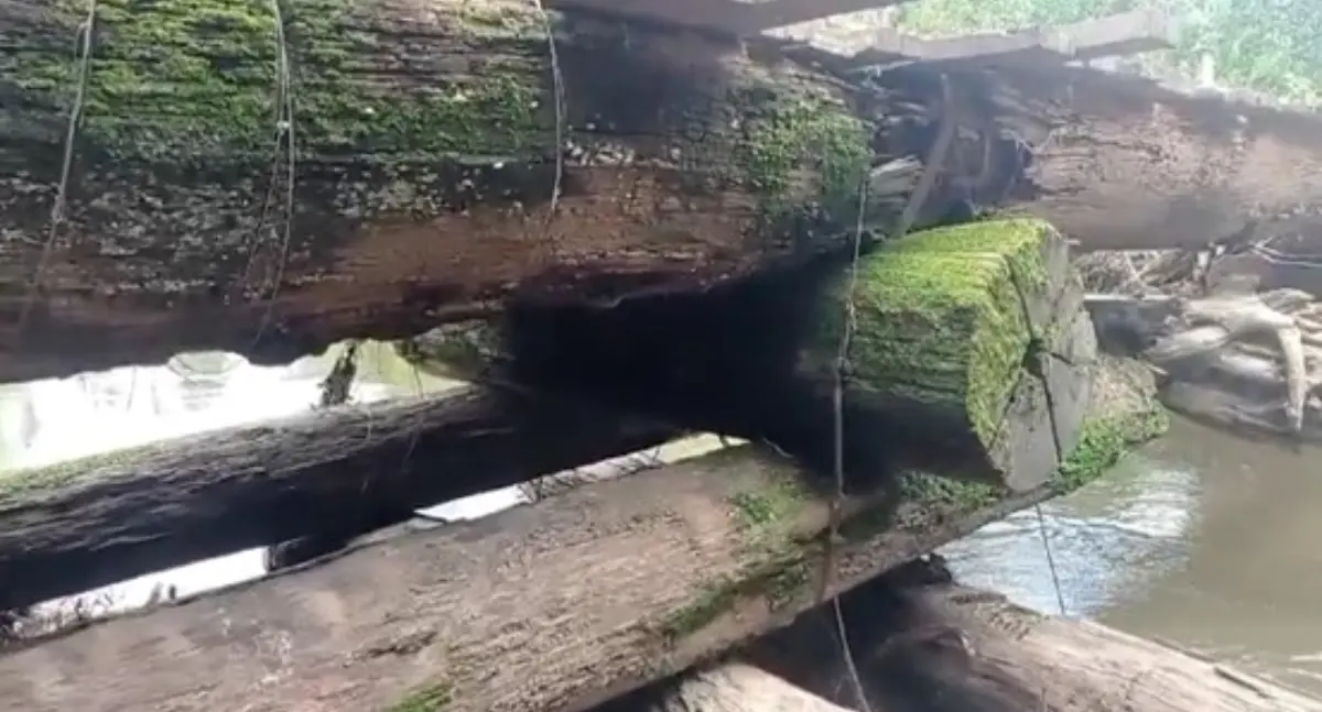 Dra. Taíssa solicita reconstrução da ponte sobre o Rio Capivari em Jacinópolis, distrito de Nova Mamoré