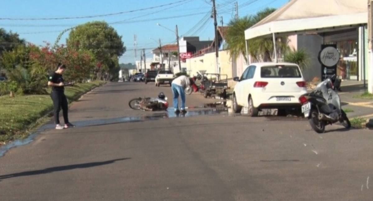 Duas mulheres ficam feridas em acidente na avenida Marechal Rondon