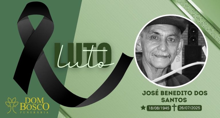 Nota de pesar: José Benedito dos Santos falece aos 79 anos em Porto Velho - News Rondônia