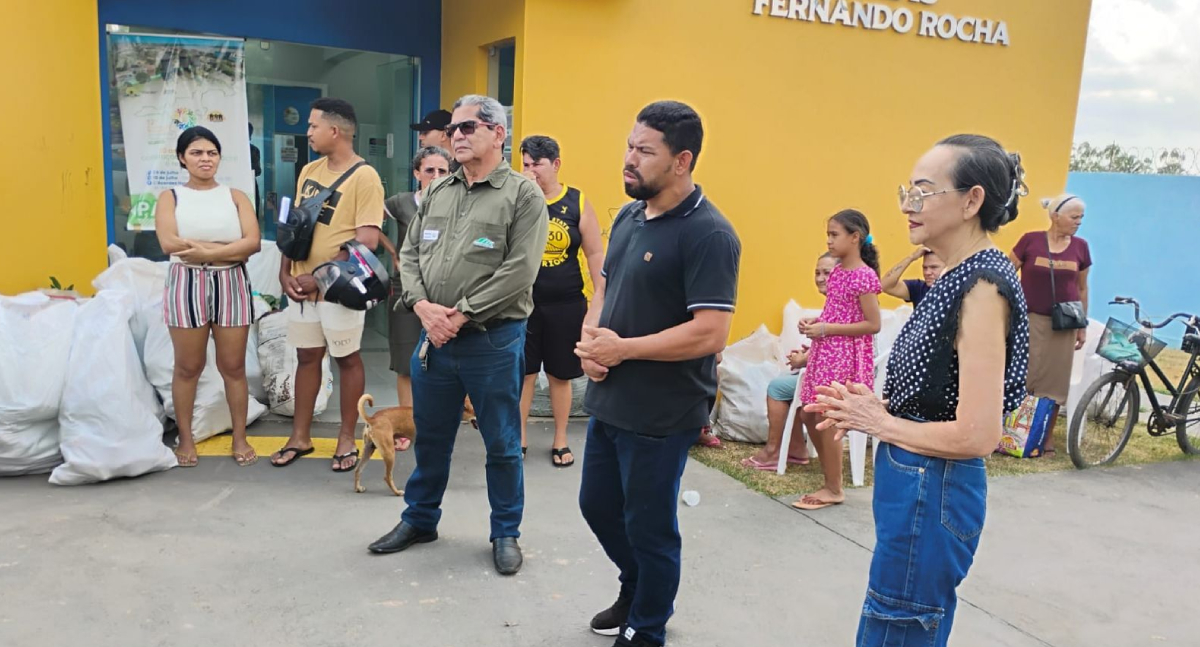 Famílias em vulnerabilidade recebem cestas básicas do PAA no Cras Antônio Rocha em Porto Velho