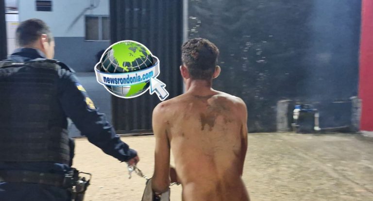 Foragido é preso só de cueca em terreno baldio junto de amigo - News Rondônia