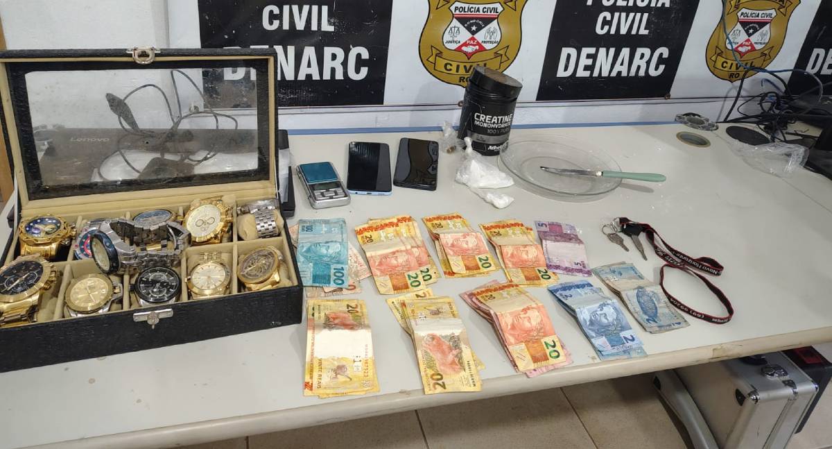 Foragido por tráfico é preso pelo DENARC em Porto Velho