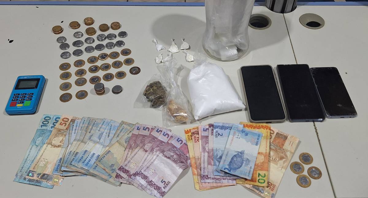 Força Tática do 1º BPM prende três por tráfico de drogas no Triângulo, em Porto Velho