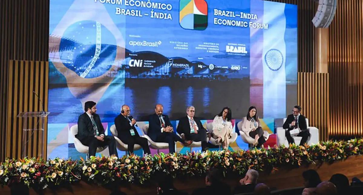 Fórum econômico Brasil–Índia discute novas parcerias e impulsiona Comércio Bilateral