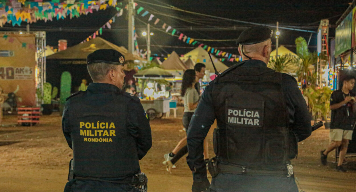 Governo de RO fortalece segurança com Polícia Militar no Arraial Flor do Maracujá em Porto Velho
