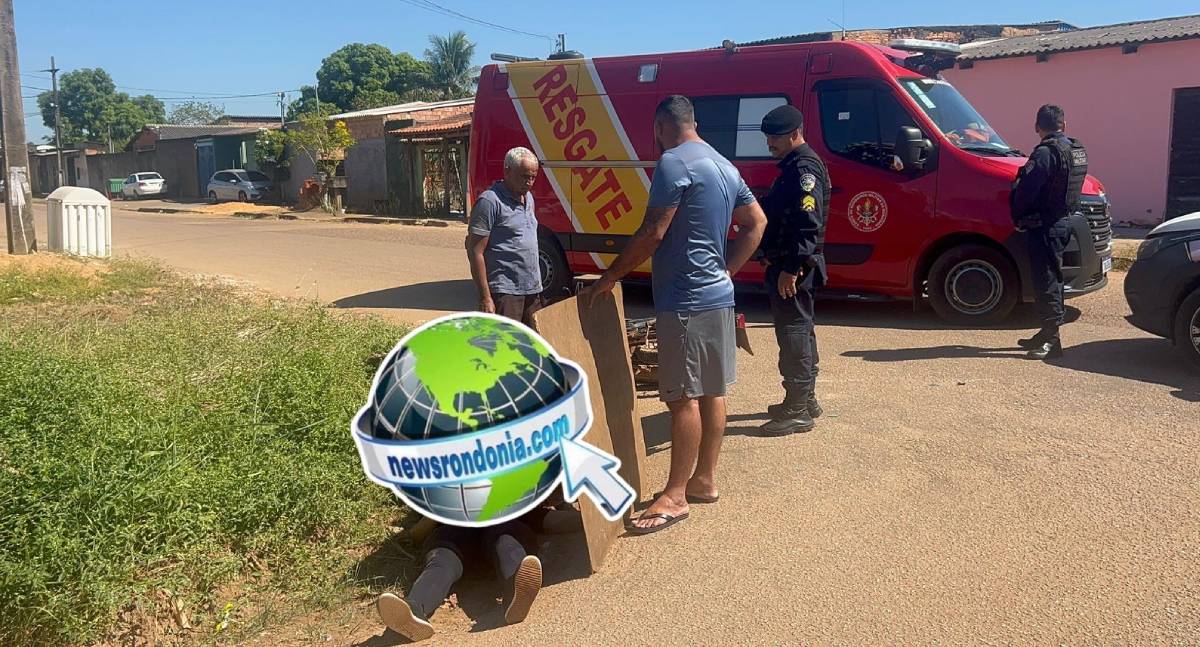 Grave acidente deixa passageira de moto aplicativo ferida em Porto Velho