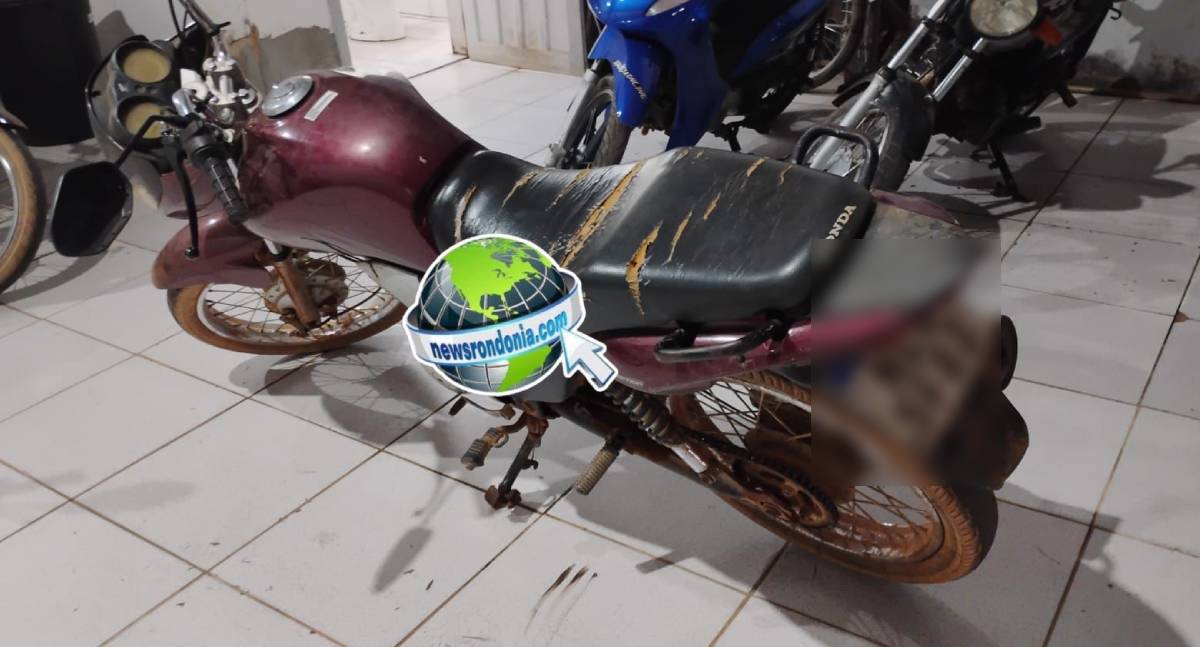 Homem é preso com moto clonada comprada pela internet, em Porto Velho