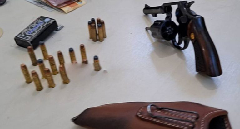 Homem é preso com revólver e 20 munições em zona rural de Ji-Paraná