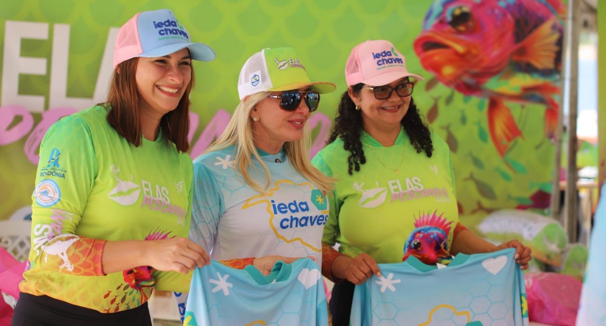 Ieda Chaves fortalece o protagonismo feminino no torneio Elas Pescando 2025