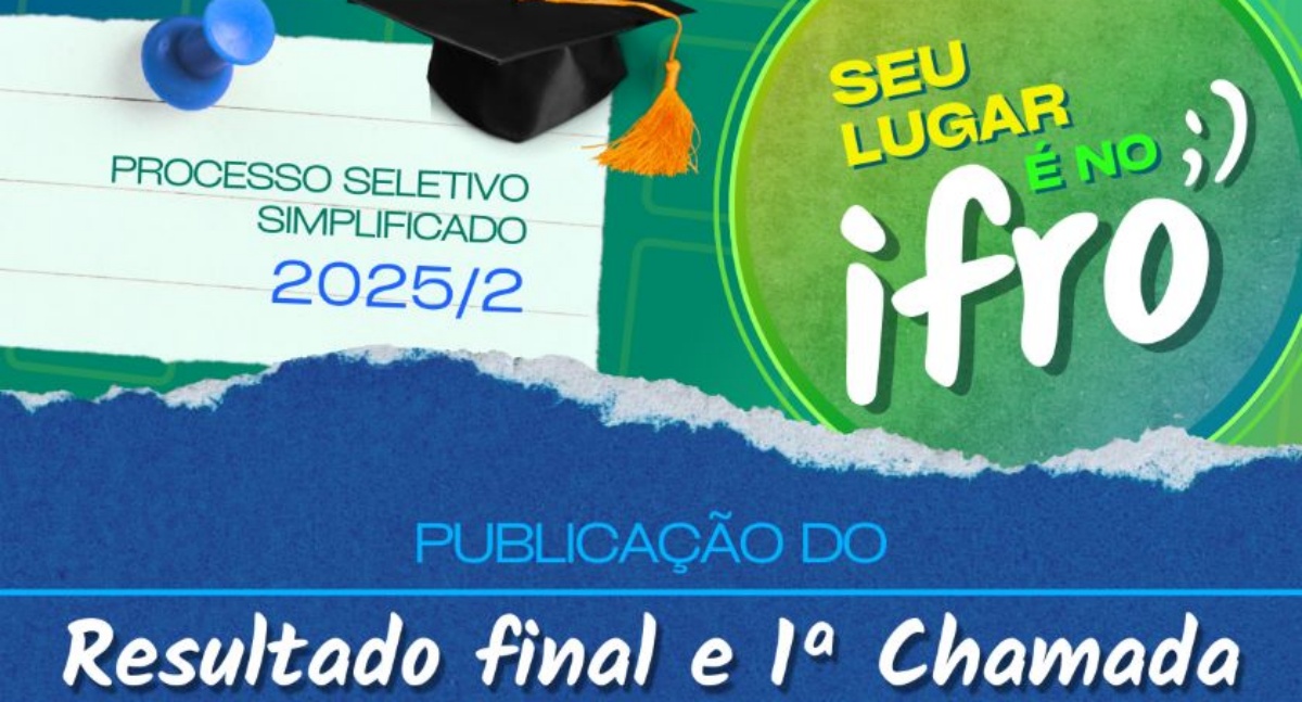 IFRO inicia matrículas on-line para aprovados em 1ª chamada do Processo Seletivo 2025/2